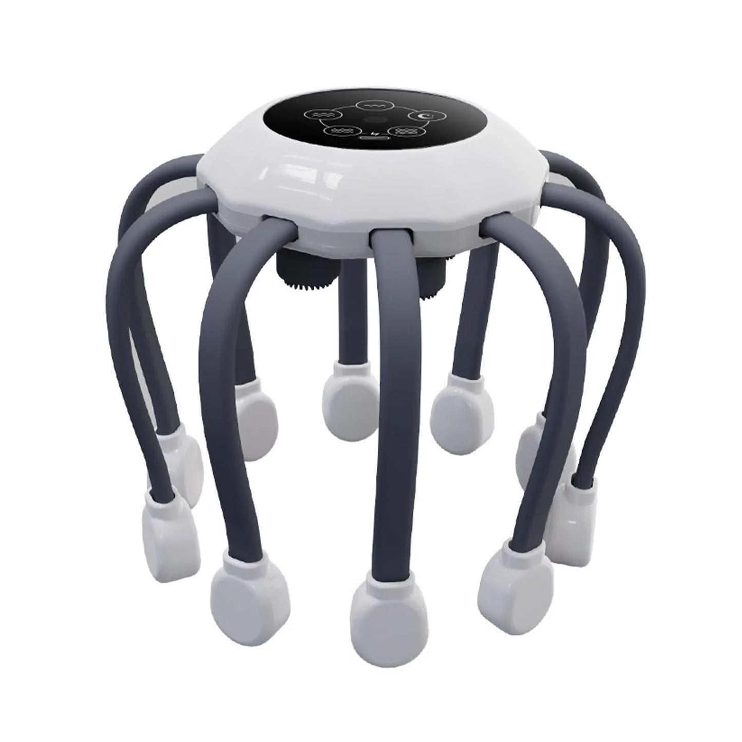 360° Electric Scalp Massager with 4 Contacts Automatic Vibration for Stress Relief & Head Relaxation