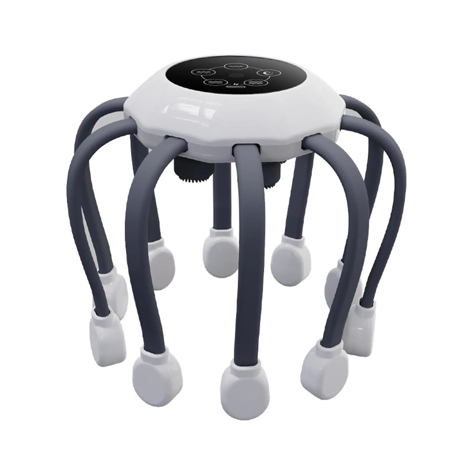 360° Electric Scalp Massager with 4 Contacts Automatic Vibration for Stress Relief & Head Relaxation