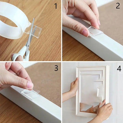 Ultra-Strong Double Sided Adhesive Monster Tape Home Appliance Waterproof Wall Stickers Home Improvement Resistant Tapes