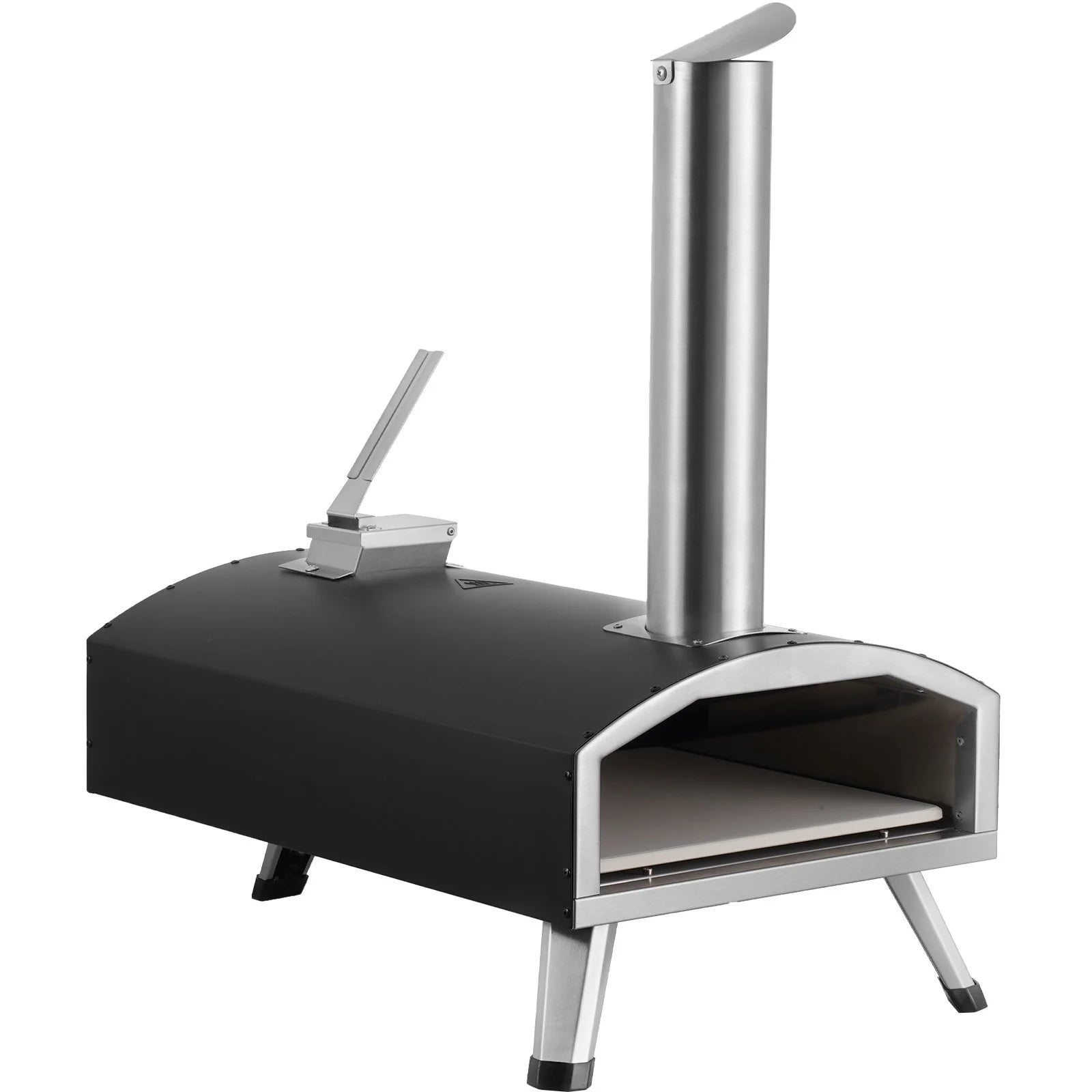 VEVOR 12 Outdoor Pizza Oven Portable Wood Pellet Pizza Oven Iron Spray Camping